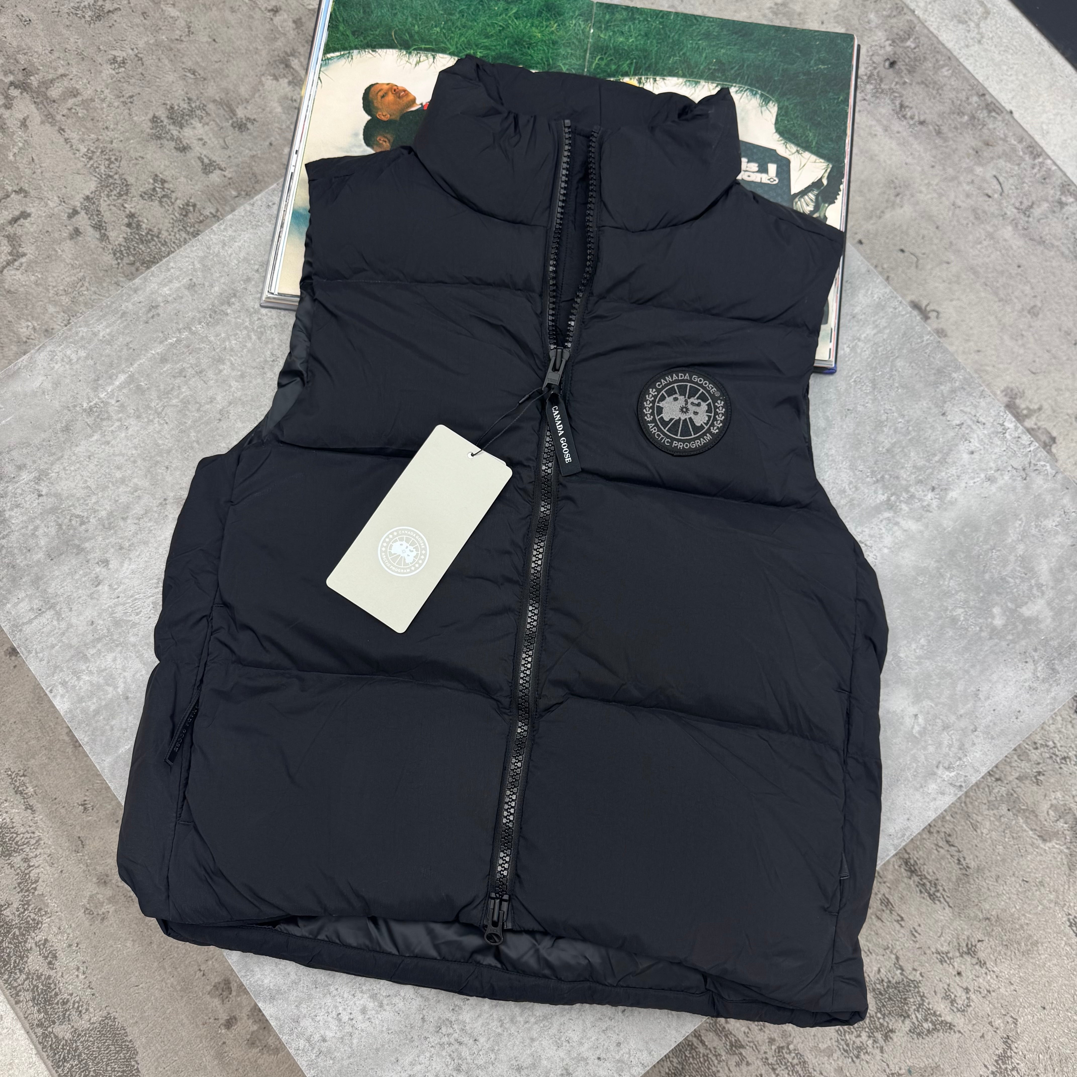CG - BLACK BADGE LAWRENCE GILET - BLACK