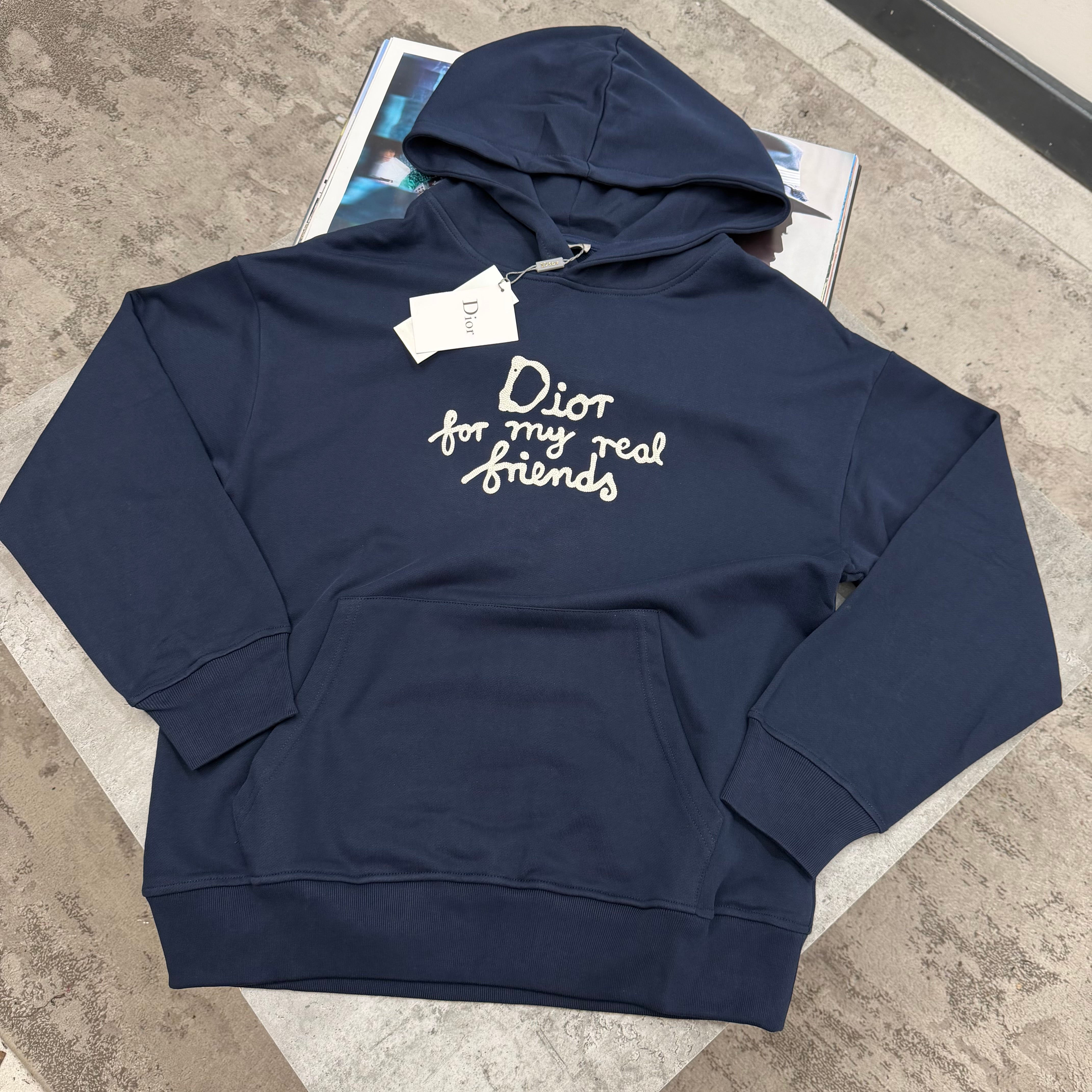 CD - FRIENDS HOODIE - NAVY