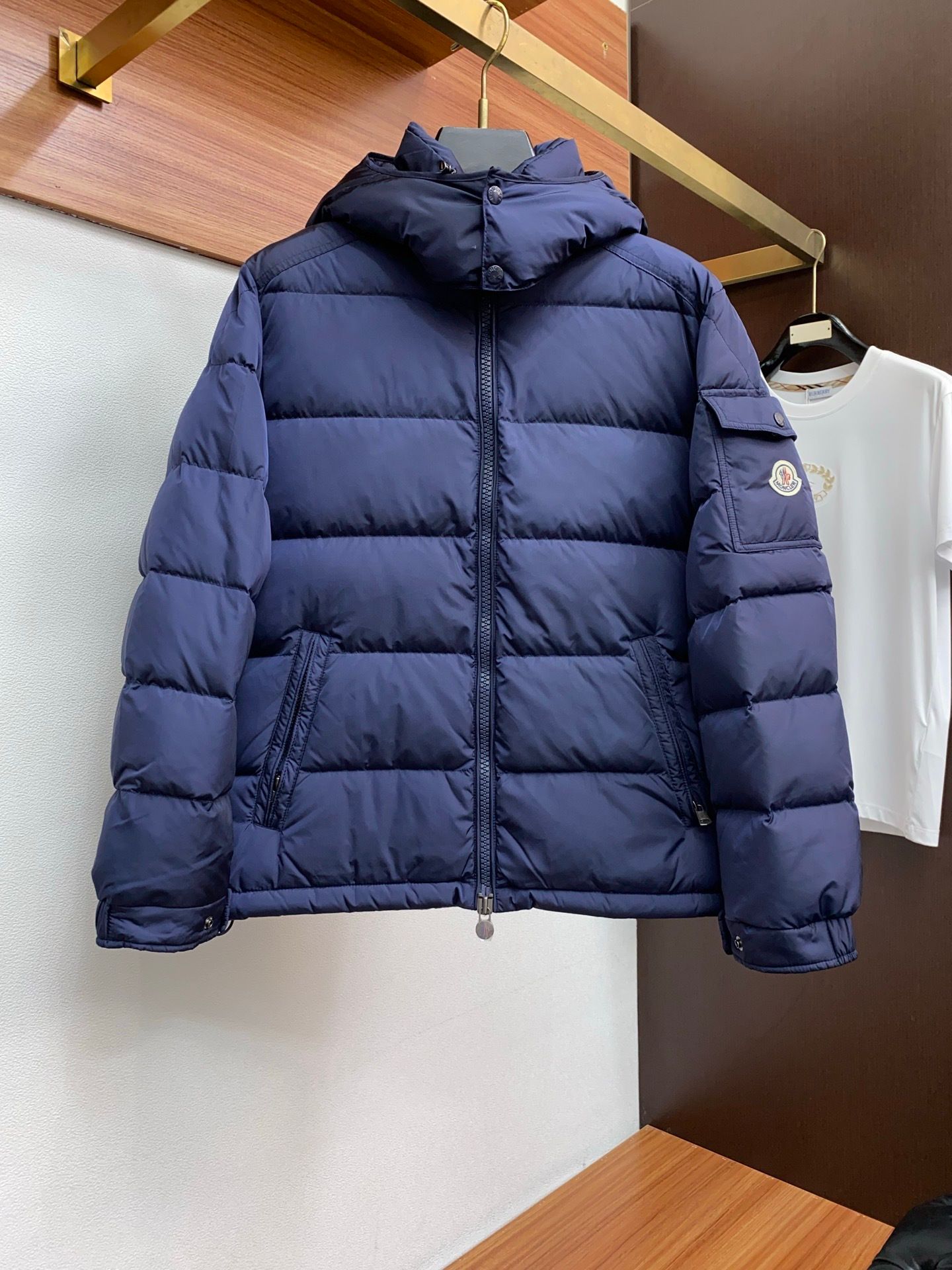 (PRE-ORDER) MNCLR - ARM POCKET COAT - BLUE