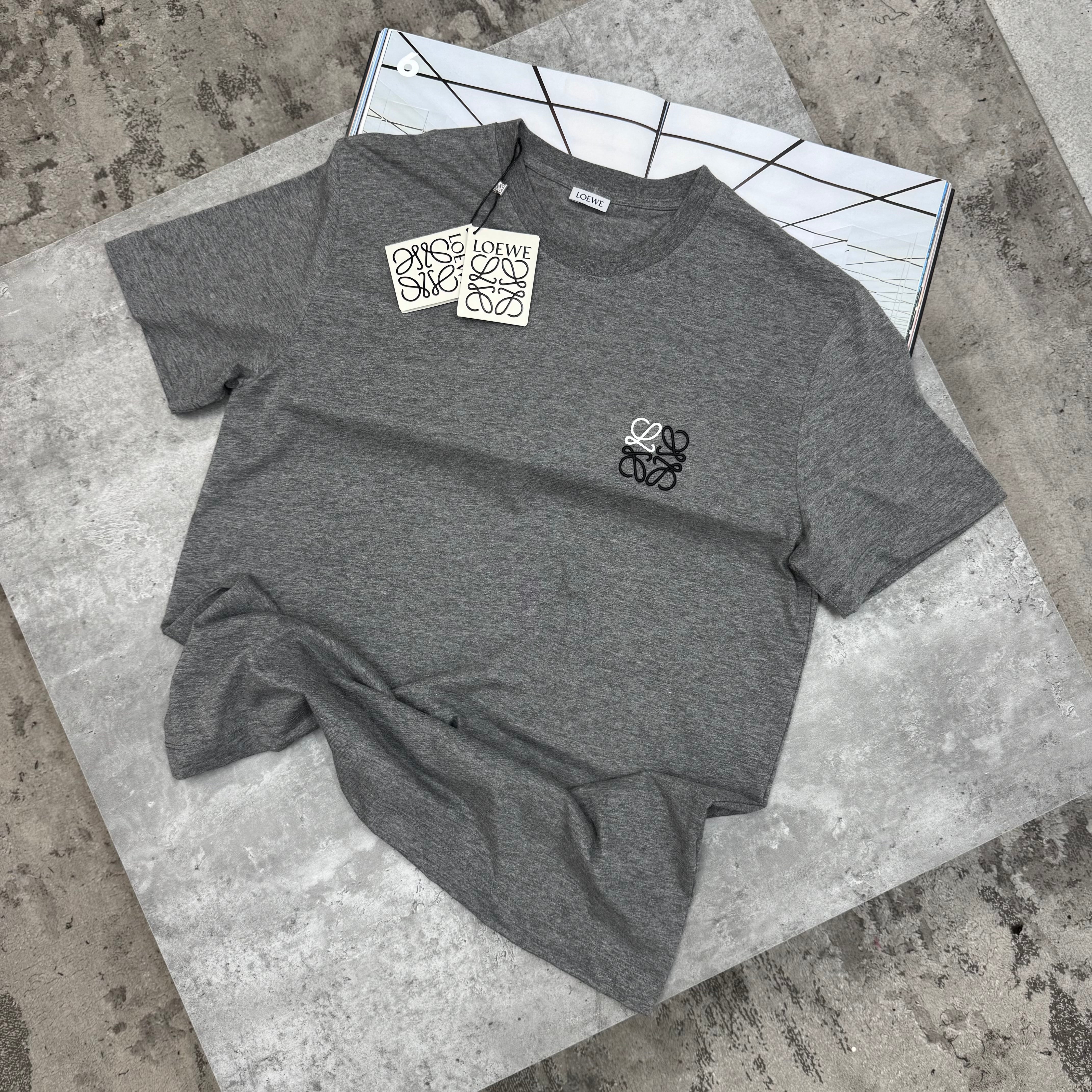 LWE - SMALL LOGO T-SHIRT - CHARCOAL