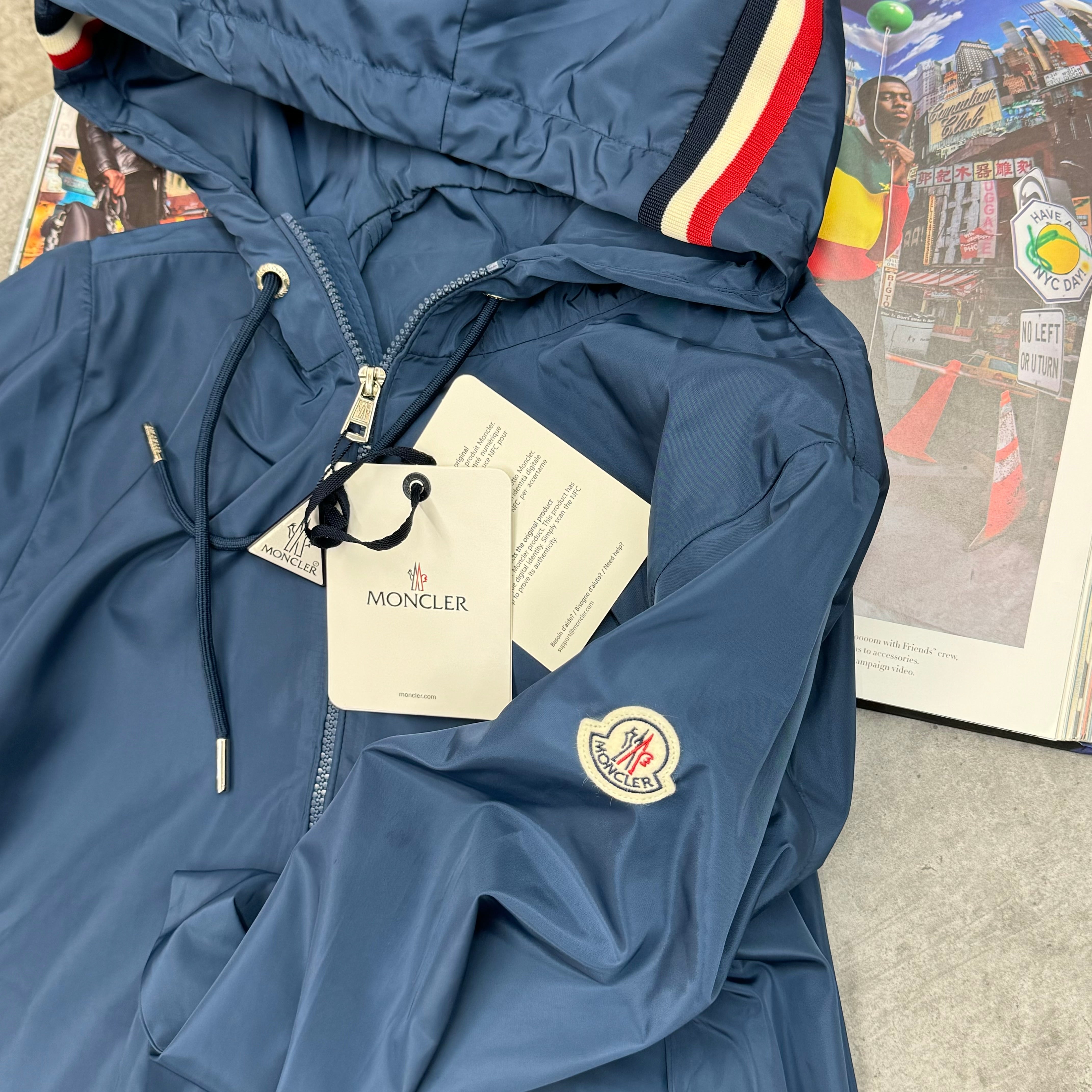 MNCLR - GRIMPEURS HOODED JACKET - INDIGO