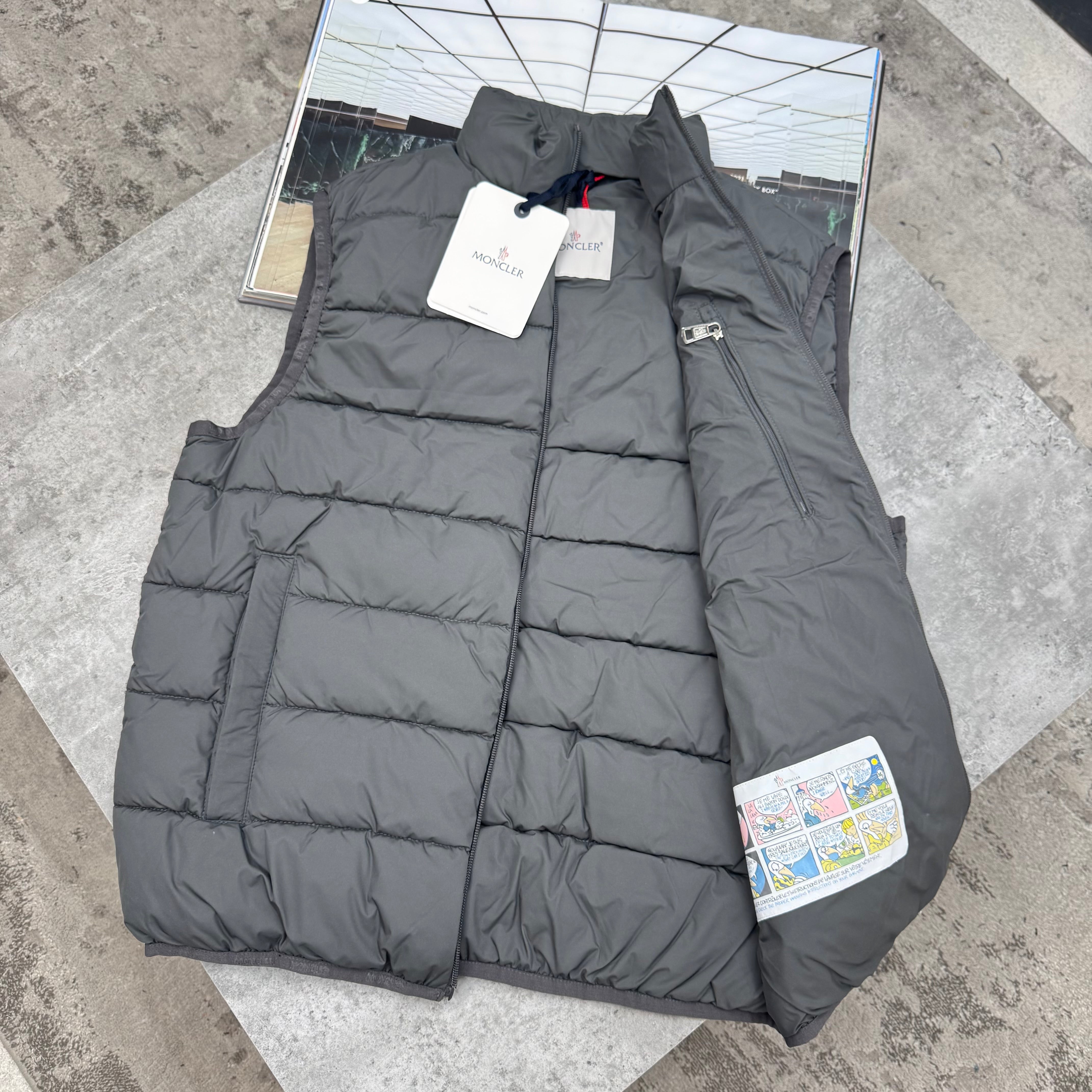 MNCLR - CONTRIN GILET - CHARCOAL