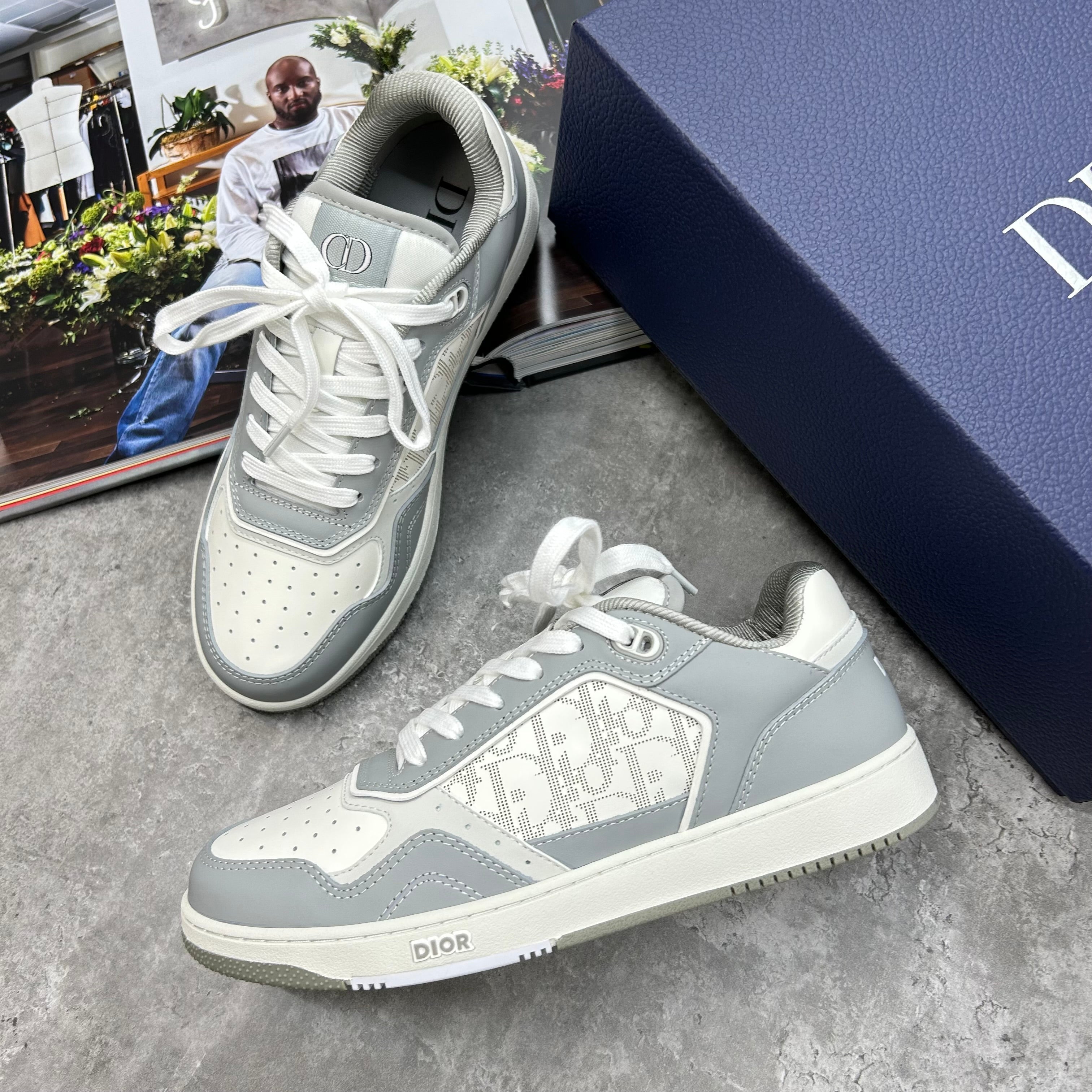 (PRE-ORDER) B27 - TRAINERS - GREY/WHITE