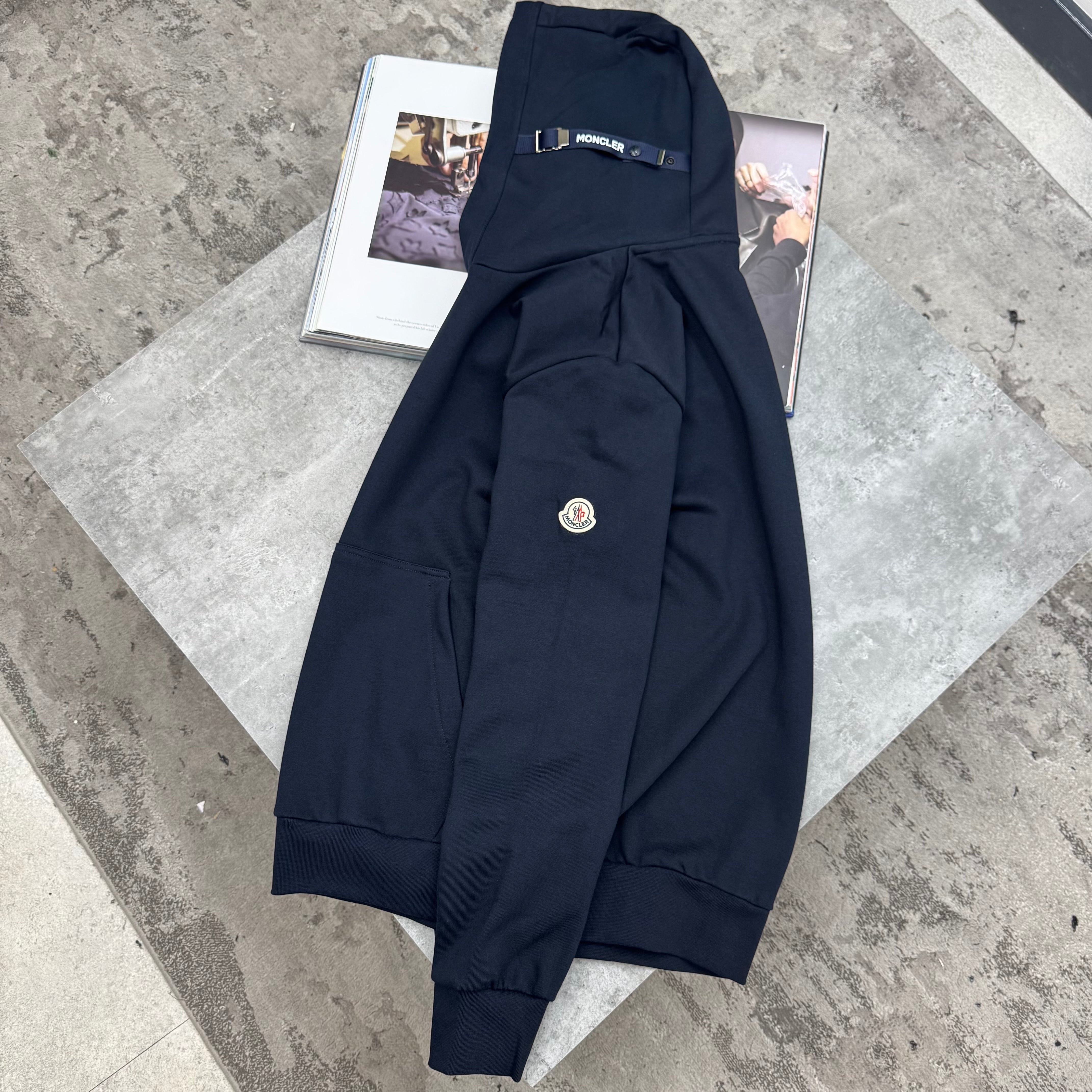 MNCLR - POCKET HOODIE - NAVY