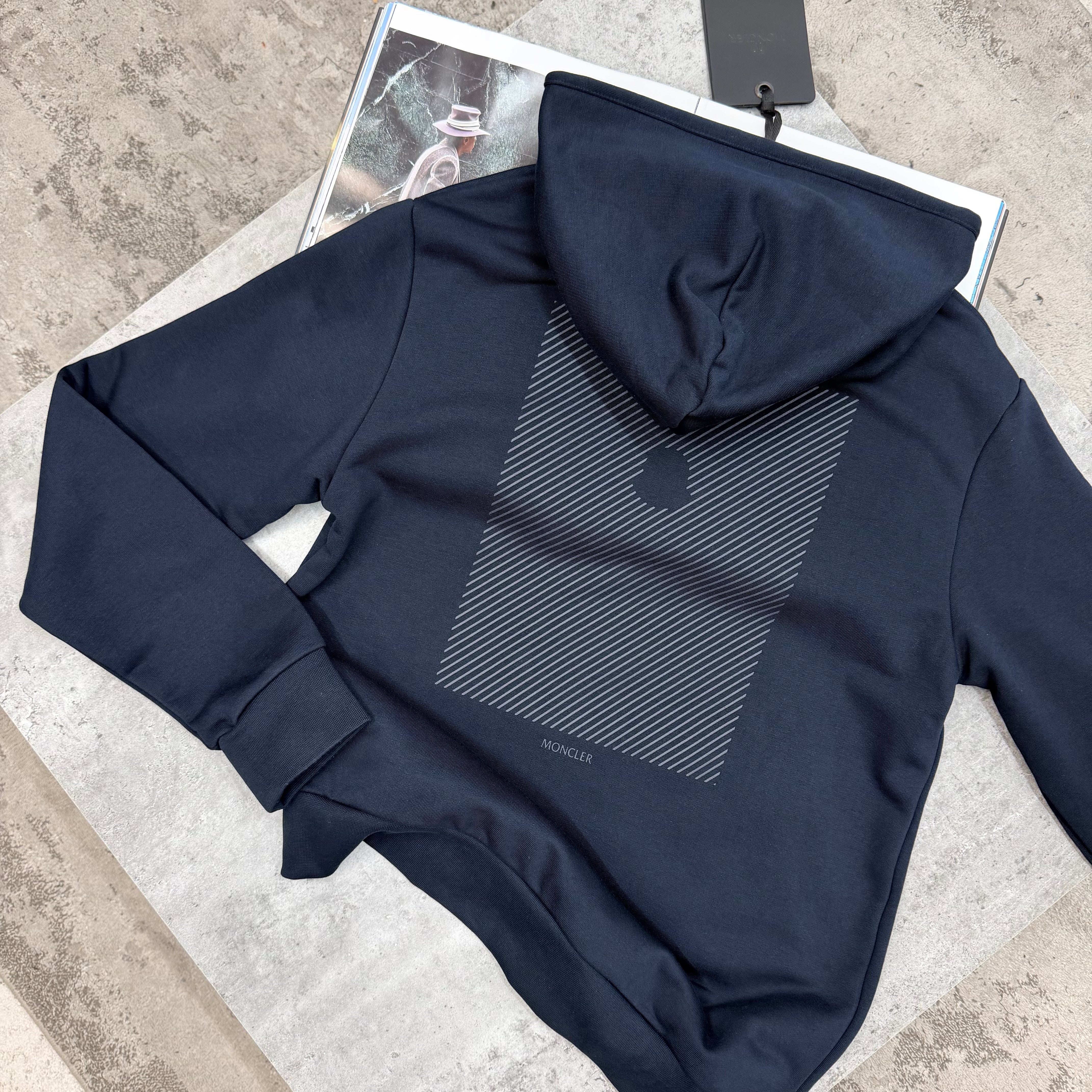 MNCLR - BLACK BADGE HOODIE - NAVY
