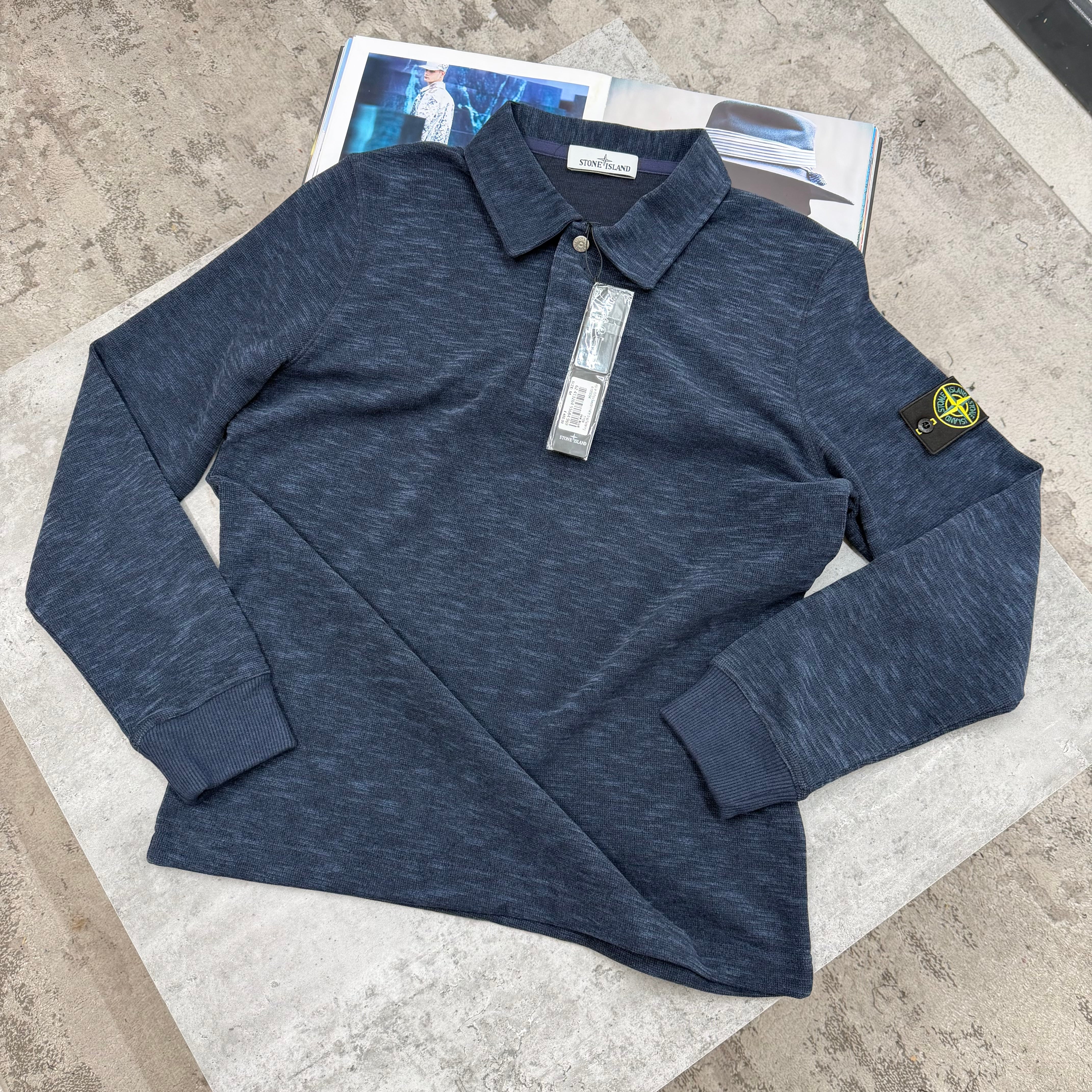 SI - COLLARD JUMPER - NAVY