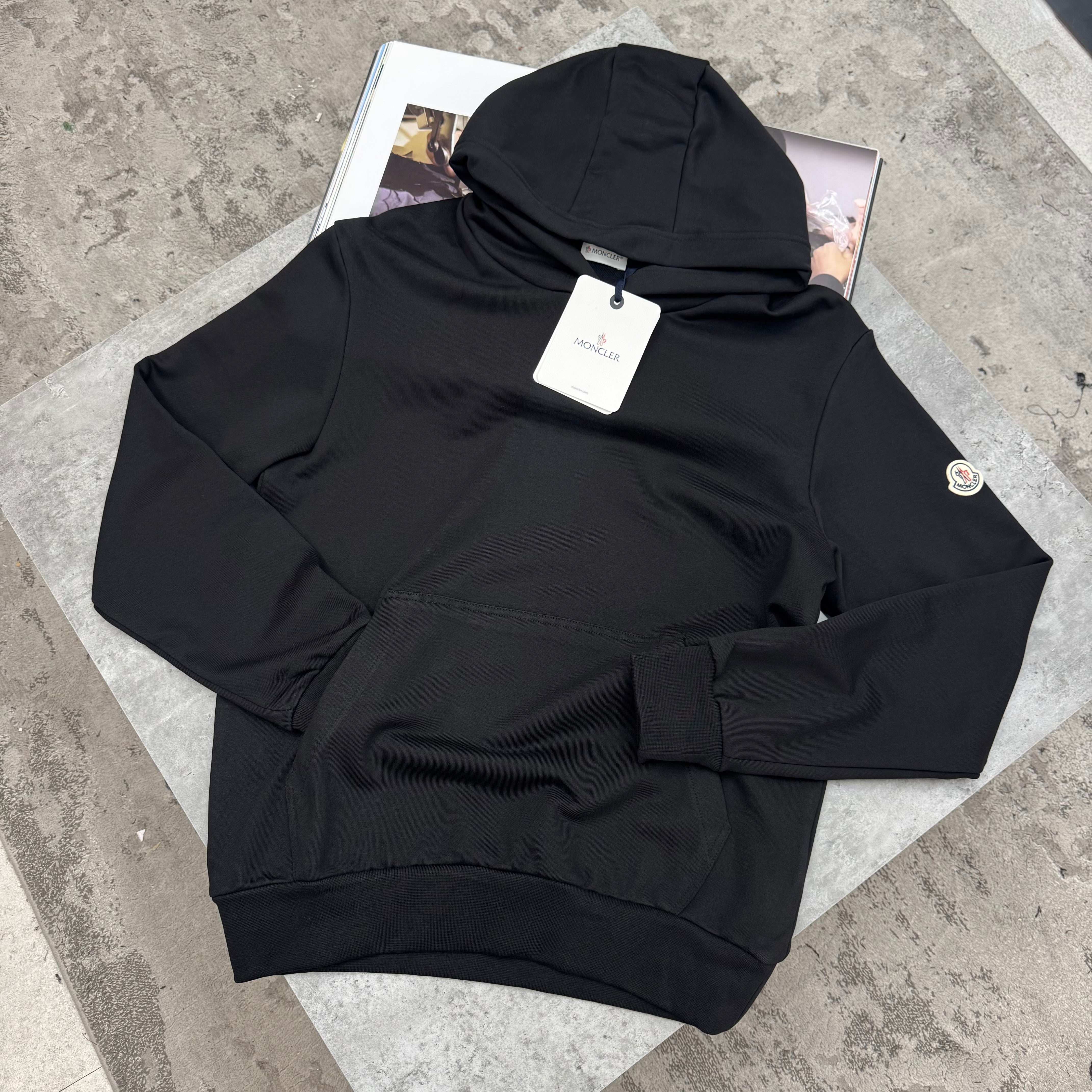 MNCLR - POCKET HOODIE - BLACK