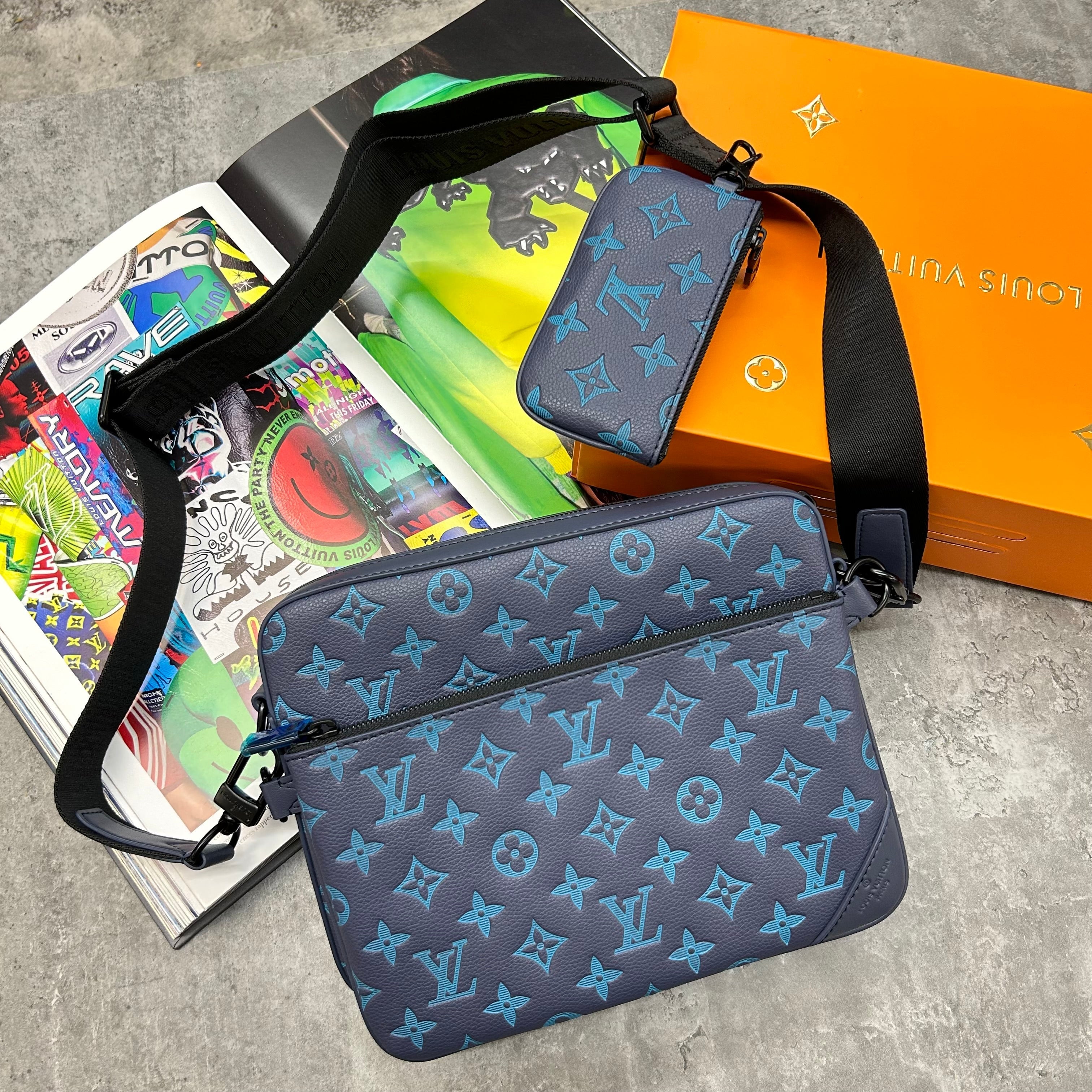 (PRE-ORDER) LVE - TRIO BAG - BLUE