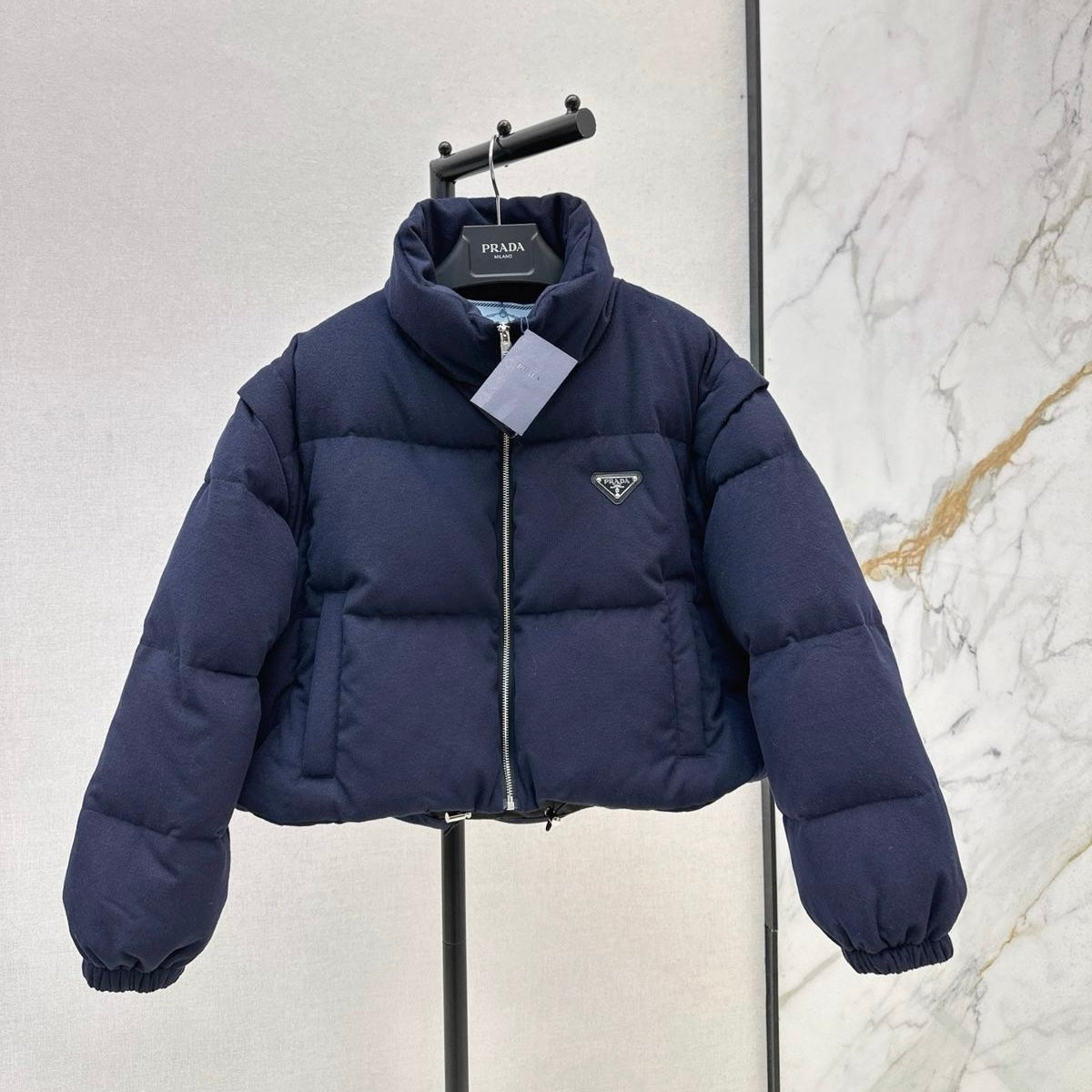 (PRE-ORDER) PDA - DETACHABLE WOMENS COAT - NAVY