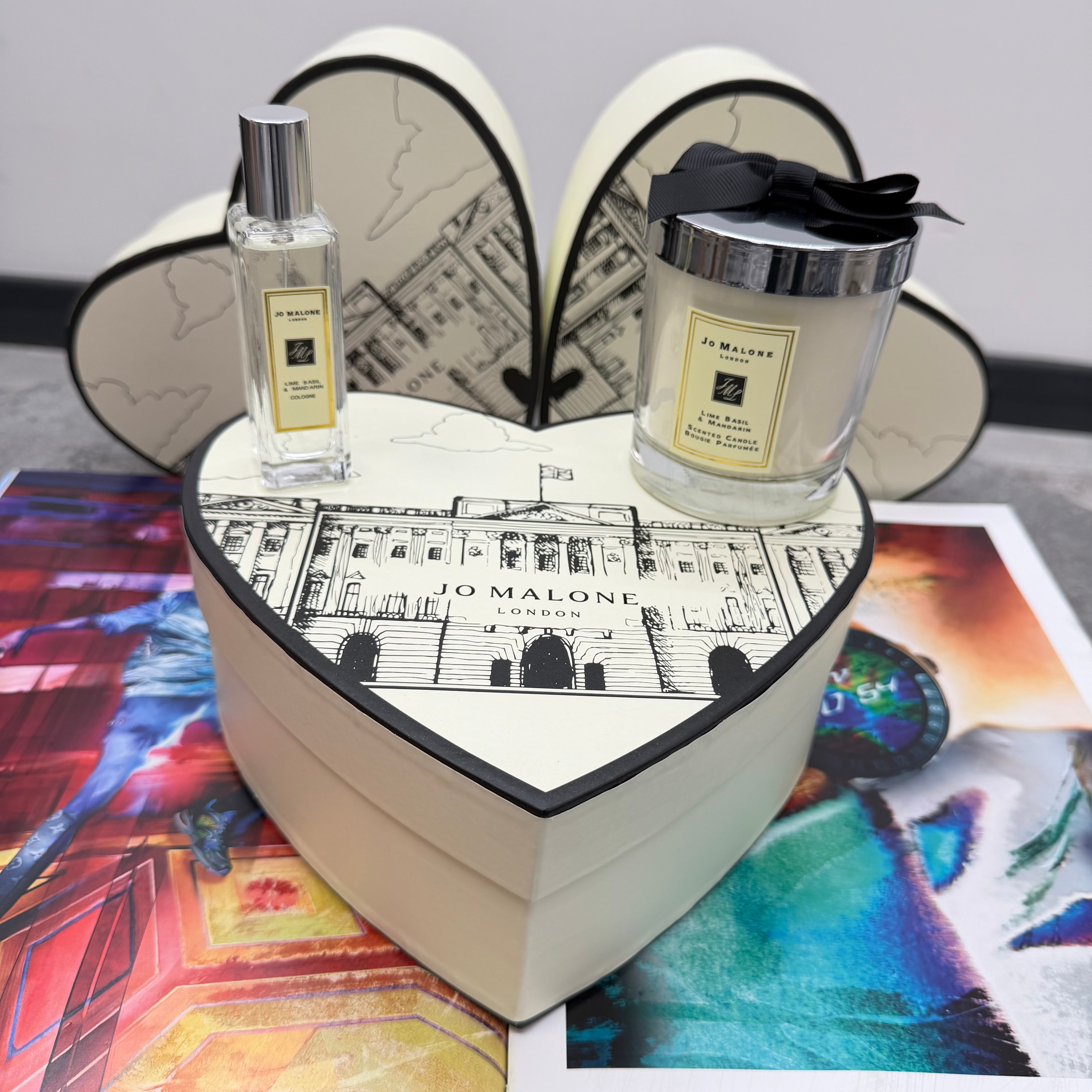 JM - CANDLE - LIME, BASEL & MANDARIN