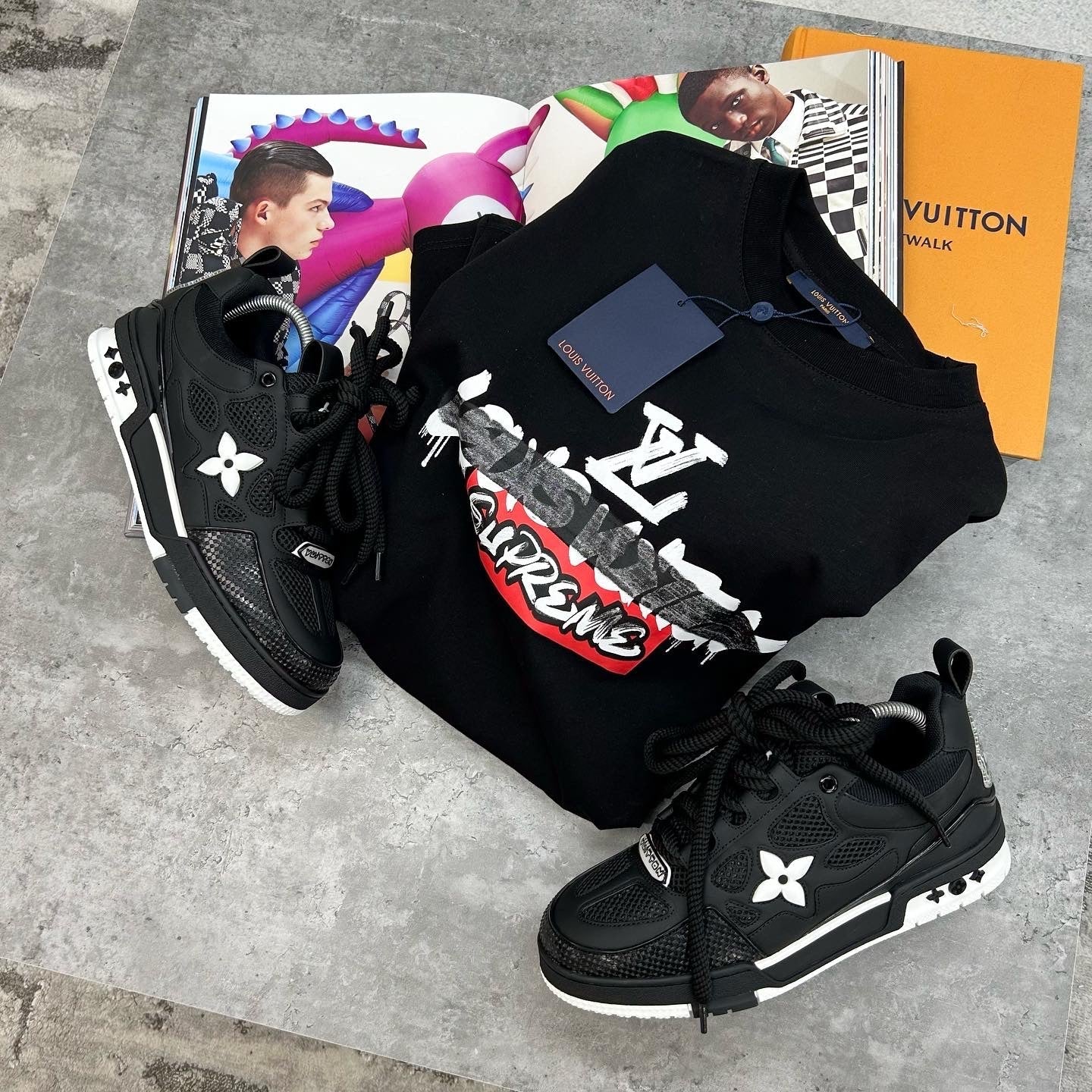 (PRE-ORDER) LVE - SKATE TRAINER - BLACK